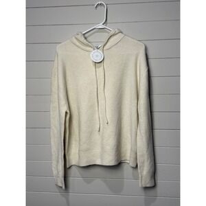 NWT Blue Peppermint Sugar Cookie Hoodie Christmas Sweater Drawstring Casual Medi